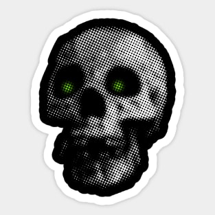 Giant Halloween Skull Sticker